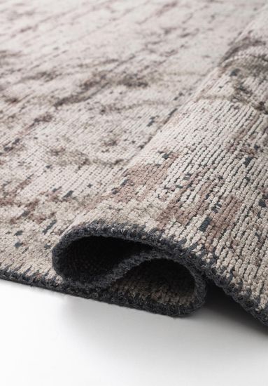 Transept Brown & Grey Abstract Indoor Outdoor Rug