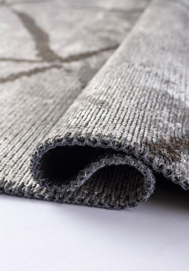 Grey Verdura Geometric Area Rug