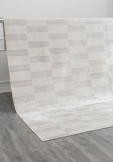 Edify Grey Distressed Modern Area Rug