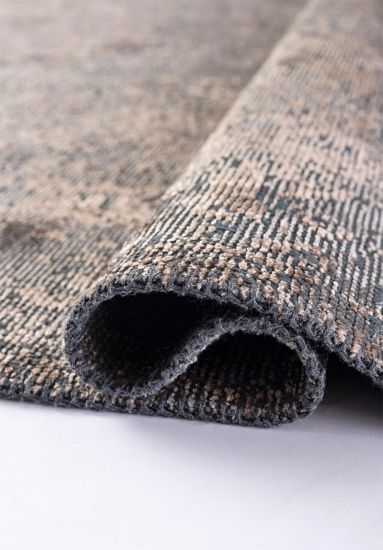 Enchantress Grey & Brown Distressed Area Rug