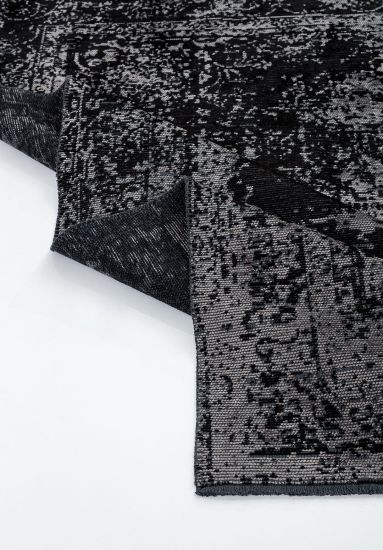 Eclogue Grey & Black Vintage Outdoor Rug