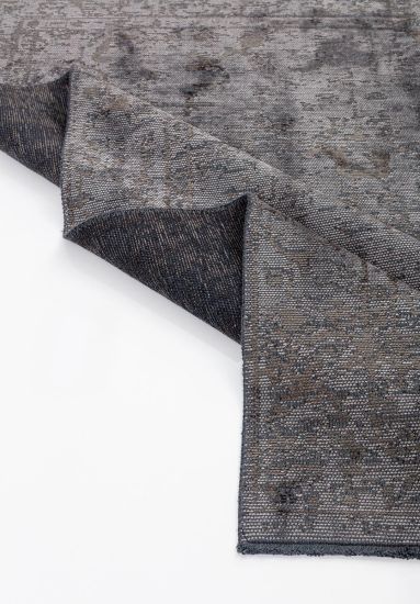 Eclog Grey & Brown Vintage Modern Area Rug