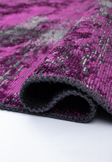 Floret Purple & Grey Abstract Outdoor Rug