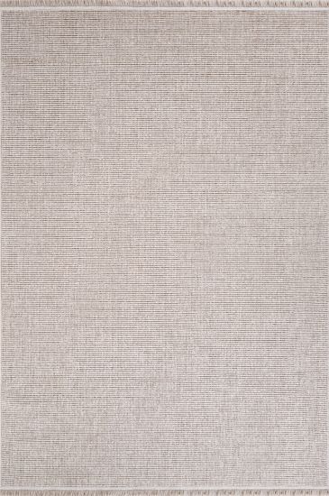 Loopi Beige Plain Living Room Rug