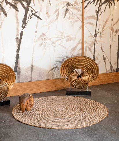 Brown Jute & Sisal Naturael Outdoor Area Rug