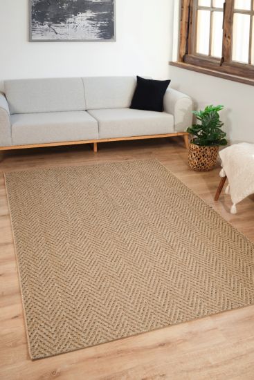 Sizal75 Brown Aztec Jute & Sisal Outdoor Area Rug