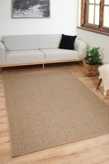 Sizal75 Brown Plain Jute & Sisal Outdoor Area Rug