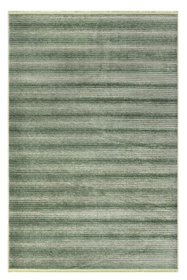 Aspen Green Stripes Outdoor Area Rug