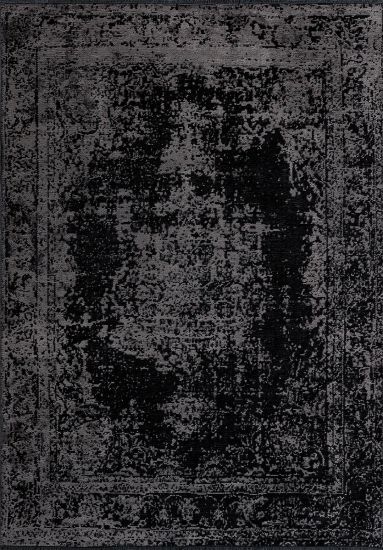 Eclogue Grey & Black Vintage Outdoor Rug