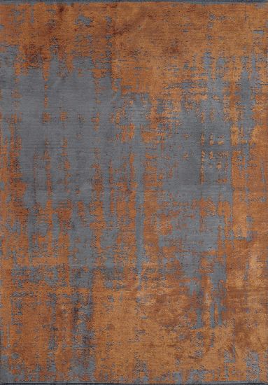 Exemplary Grey & Brown Abstract Modern Rug