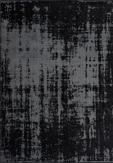 Abstract  Grey & Black Exemplary Outdoor Rug