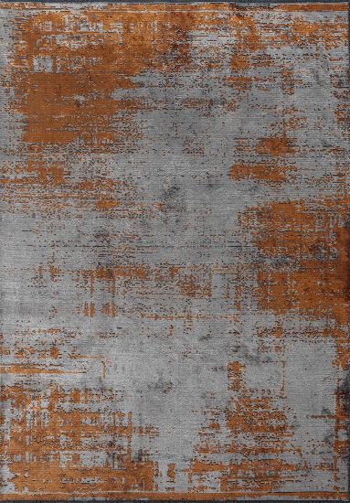 Floret  Brown & Grey Abstract Area Rug
