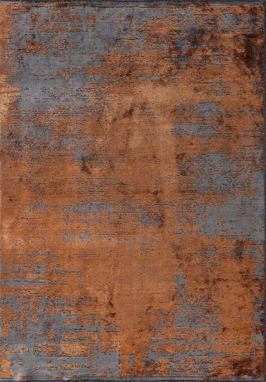 Floret Grey & Brown Abstract Living Room Rug