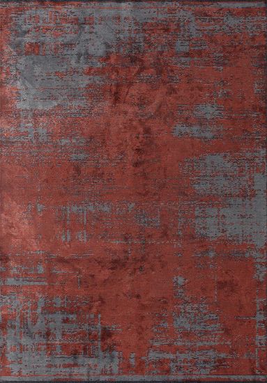 Floret Grey & Red  Abstract Outdoor Rug