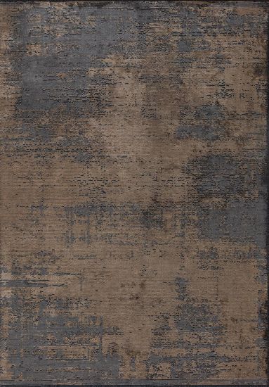 Abstract Floret  Grey & Beige Outdoor Rug