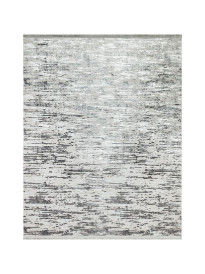 Abstract Gobelin Grey Modern Living Room Rug