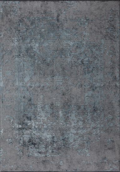 Distressed Blue & Grey Mirage Area Rug