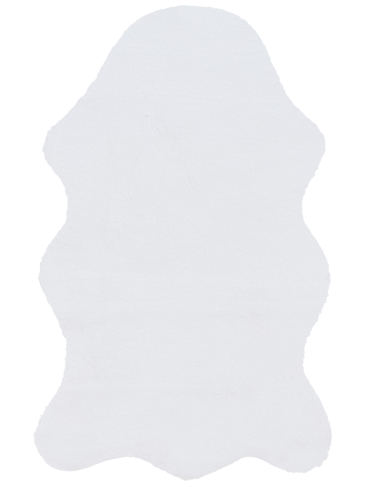 Milena Modern White Hides & Skins Rug