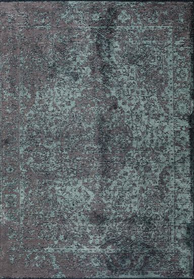 Grey & Green Moorland Vintage Area Rug