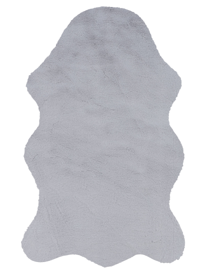 Milena Grey Modern Hide & Skin Rug