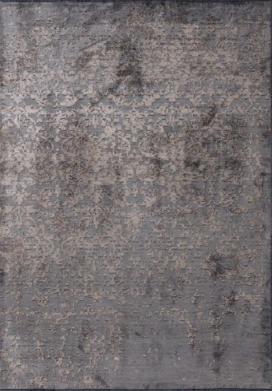 Croftway Grey Brown Distressed Area Rug