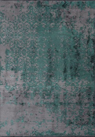 Cennarth Grey & Green Distressed Area Rug