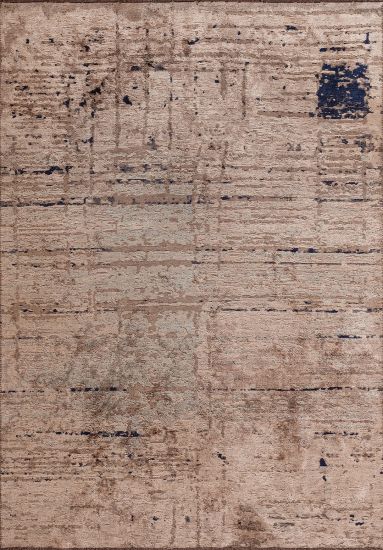 Lumina Brown Abstract Outdoor Rug