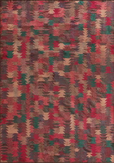 Glacier Multicolour Abstract Living Room Rug