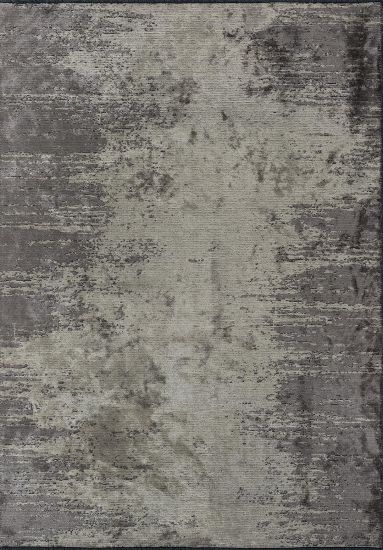Nirvana Grey & Brown Abstract Indoor Outdoor Rug