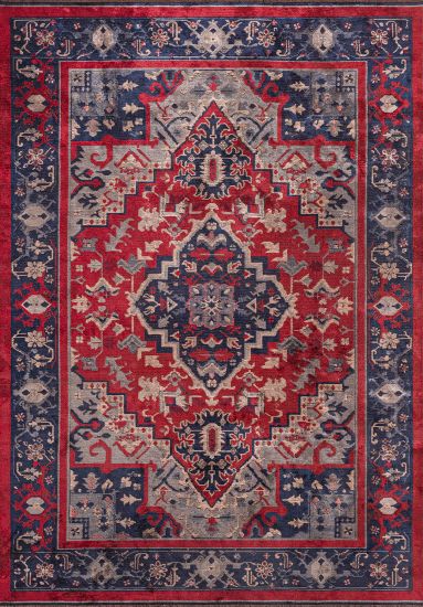 Shamrock Red Persian Living Room Rug
