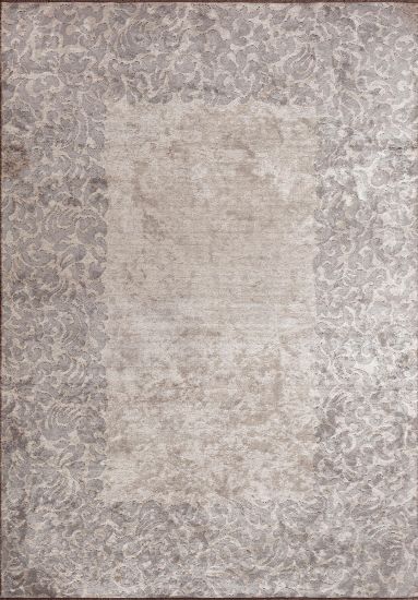 Majesty Beige Floral Bedroom Rug