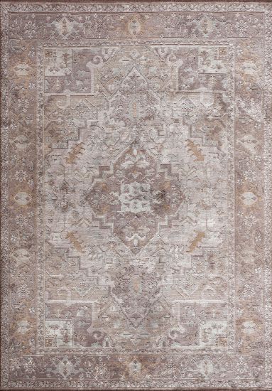 Weaver Beige & Brown Vintage Area Rug