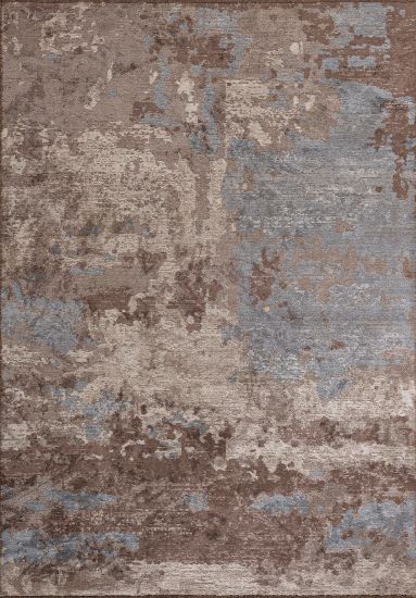 Marrakech Brown Grey Abstract Outdoor Rug