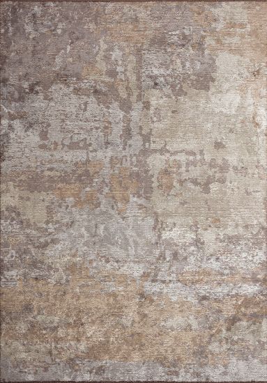 Marrakech Beige & Brown Abstract Rug