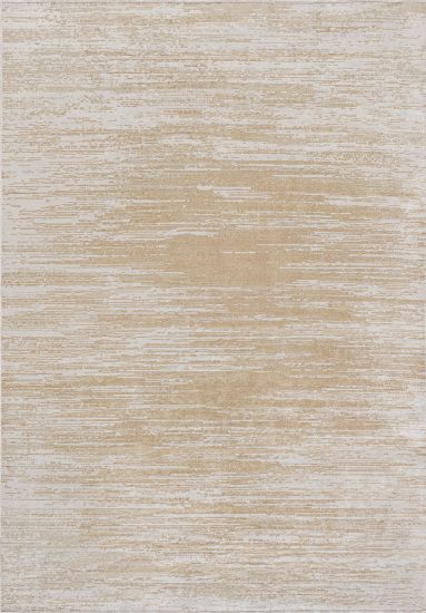 Bohemian Beige & Cream Abstract Rug