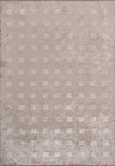 Dreamscape Beige & Brown Geometric Rug