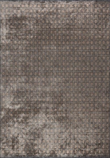 Ember Brown & Grey Abstract Outdoor Rug