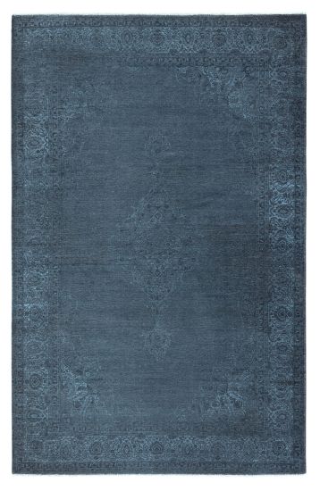 Epiphany Blue Vintage Living Room Rug