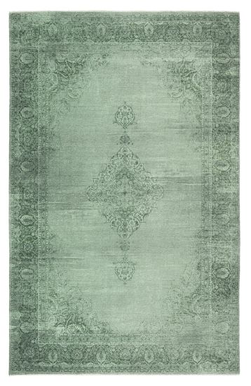 Amethyst Green Vintage Traditional Rug