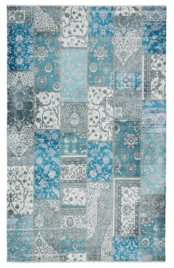Stunning Blue & Grey Oriental Indoor Rug