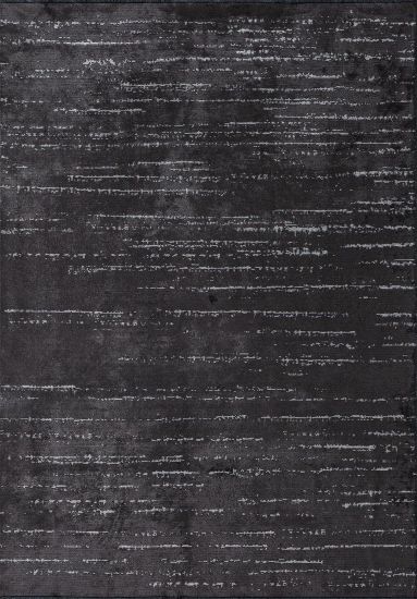 Black & Grey Cascade Abstract Area Rug