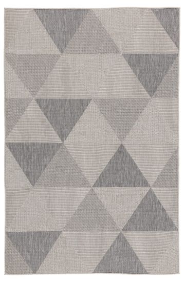 Flare Beige & Grey Geometric Indoor Rug