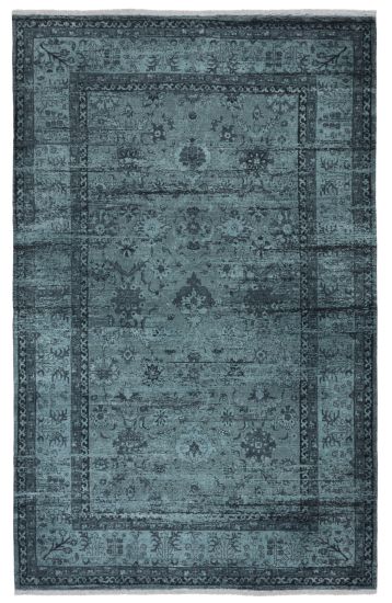Exquisite Green Vintage Living Room Rug