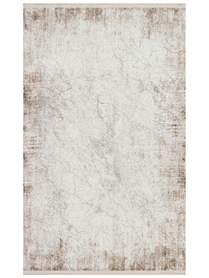 Robusta Cream & Beige Abstract Living Room Rug