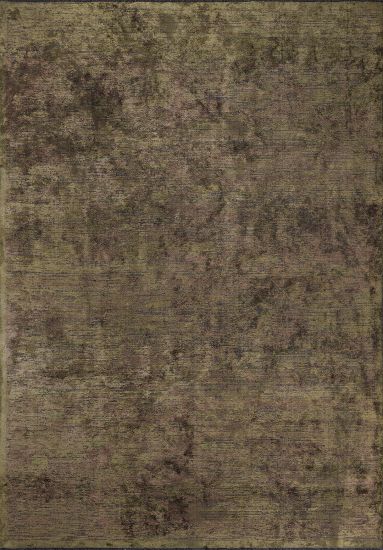 Cresta Green & Brown Abstract Living Room Rug