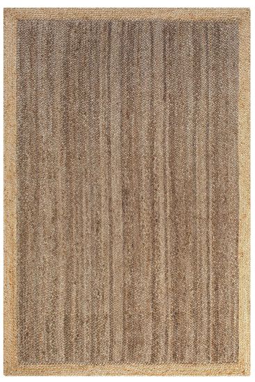 Naturael Brown Jute & Sisal Bordered Outdoor Area Rug