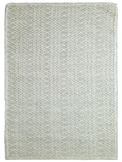 Tufted32 Cream Aztec Patterned Indoor Rug