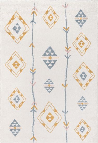 Yorkshire Yarn Geometric Rug