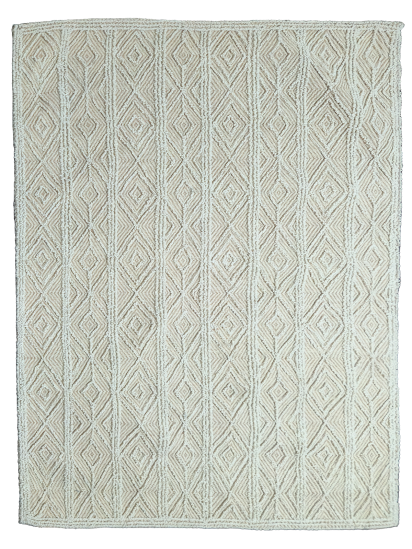Tufted32 Cream Trellis Indoor Rug