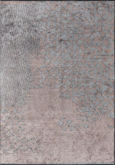 Brown & Grey Abstract Tempest Living Room Rug